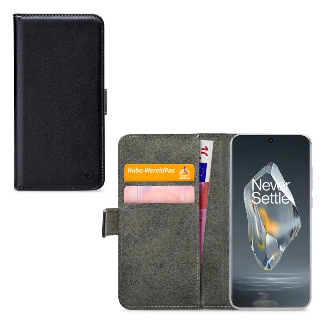 Mobilize Classic Gelly Wallet OnePlus 12R - Hoesje MOB-CGWBCB-OP12R - Zwart