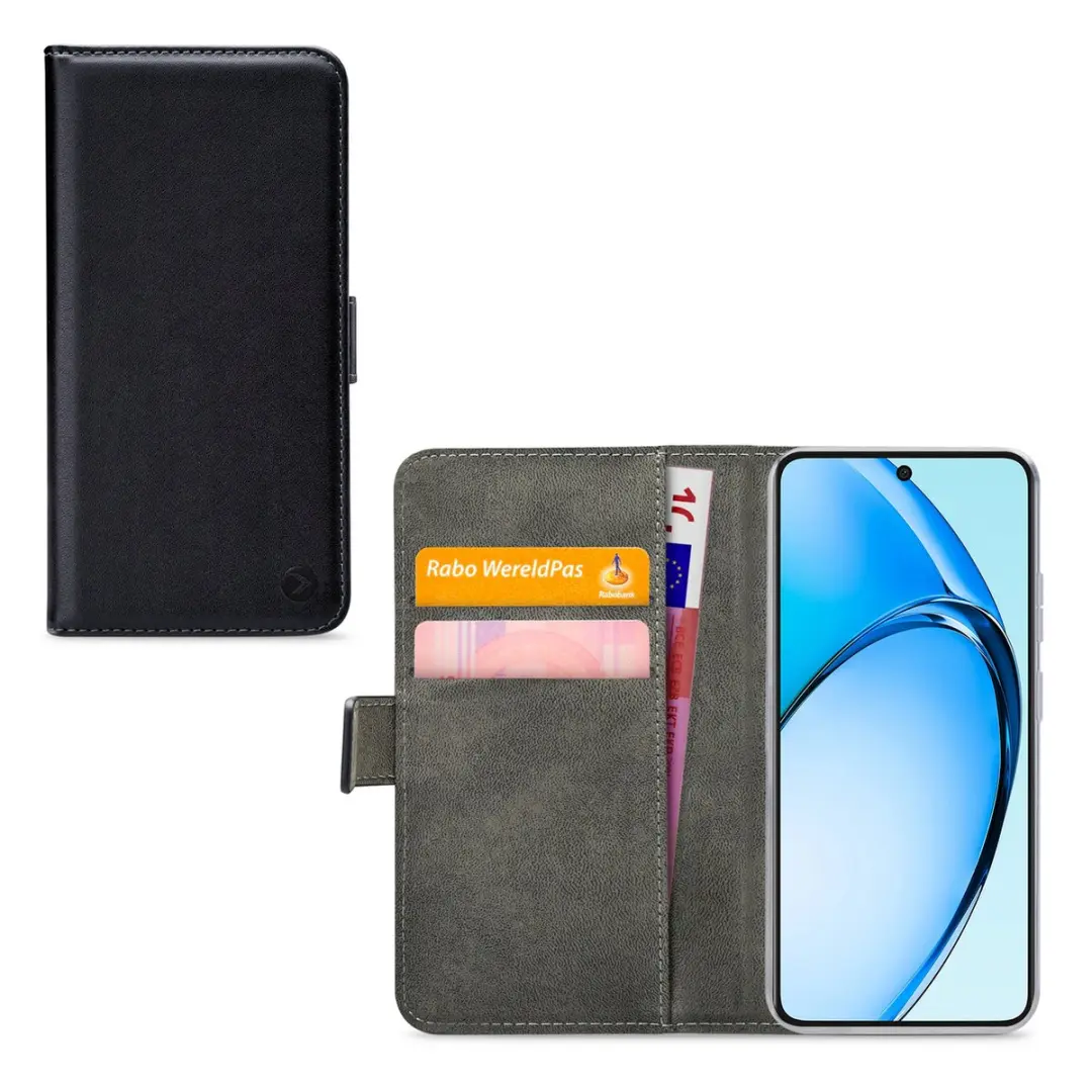 Mobilize Classic Gelly Wallet Bookcase OPPO A60 - Pasjeshouder - Zwart