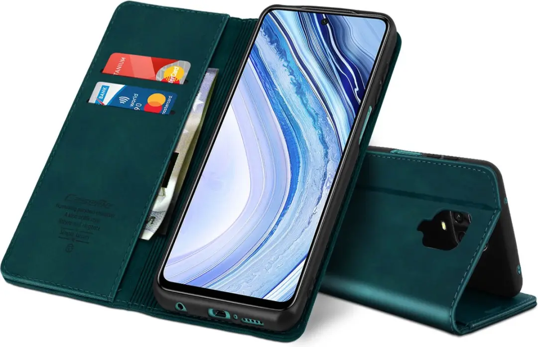 Caseme Hoesje Redmi Note 9S FOLIO-KAZAM-BL-NT9S