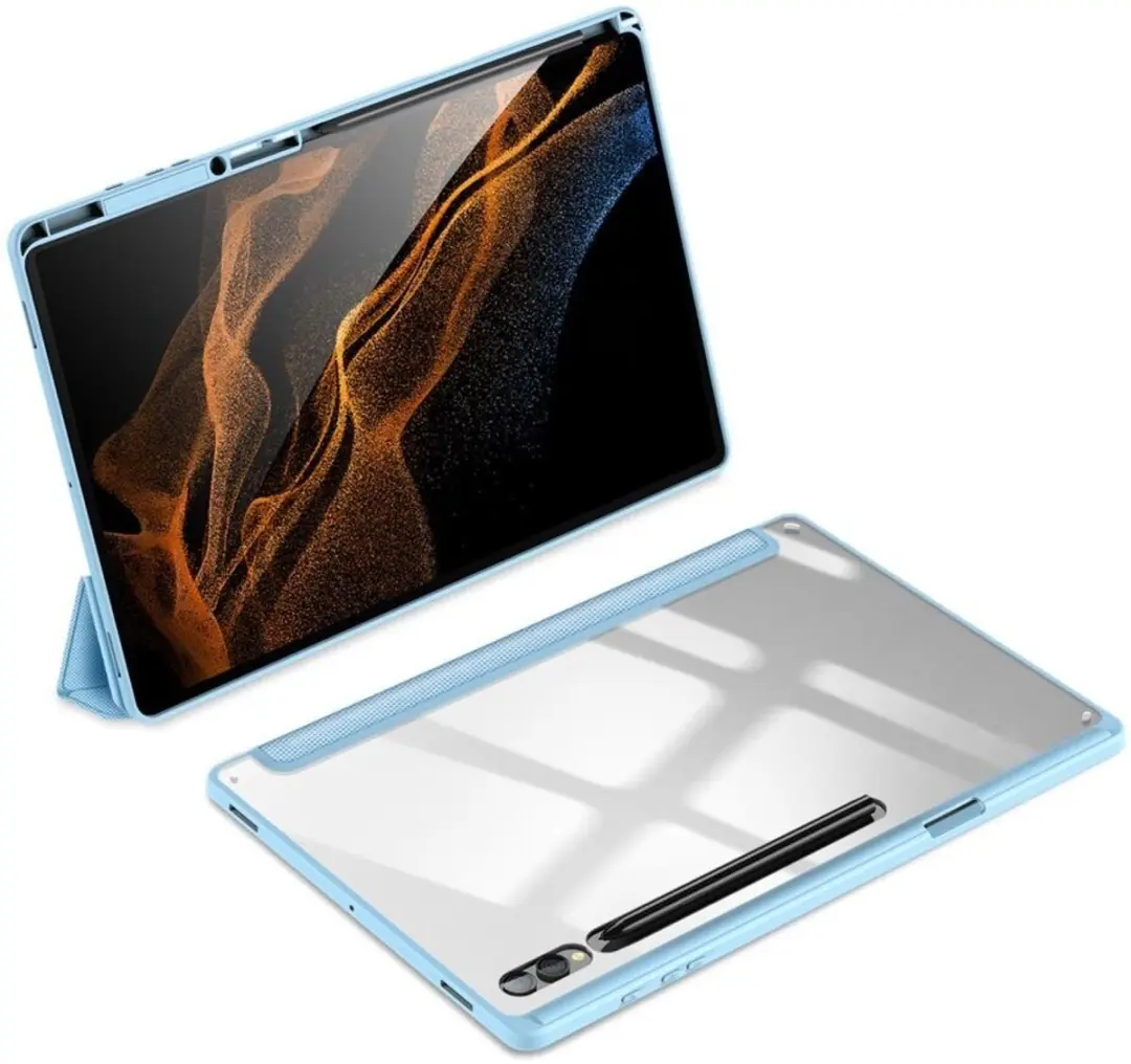 Dux Ducis Toby Series Tablethoes - Samsung Galaxy Tab S9 10 Inch - Licht Blauw - afbeelding 6 van 6