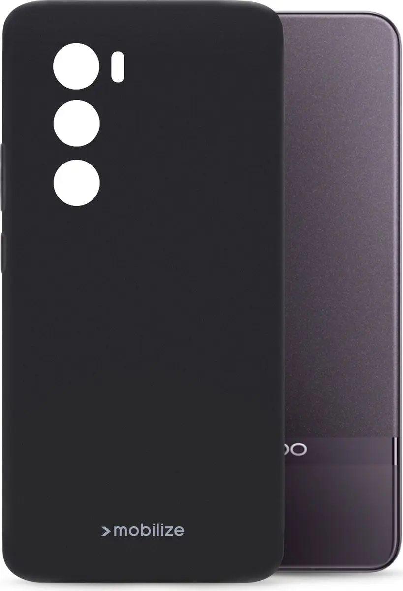 Mobilize Reno 12 Pro TPU Hoesje - Zwart MOB-RGCMB-RENO12PRO