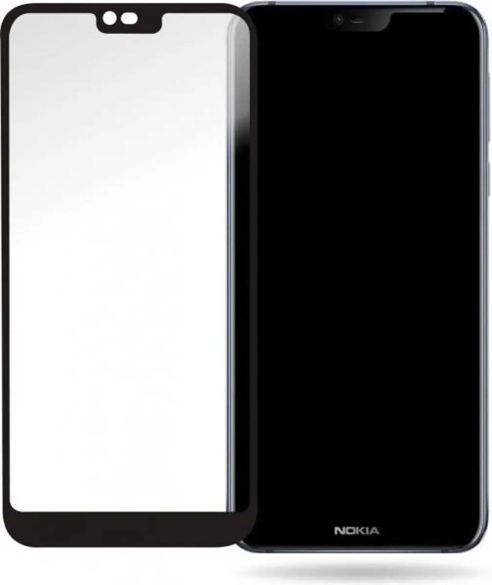 Mobilize Nokia 7.1 Glazen Screenprotector - Zwart