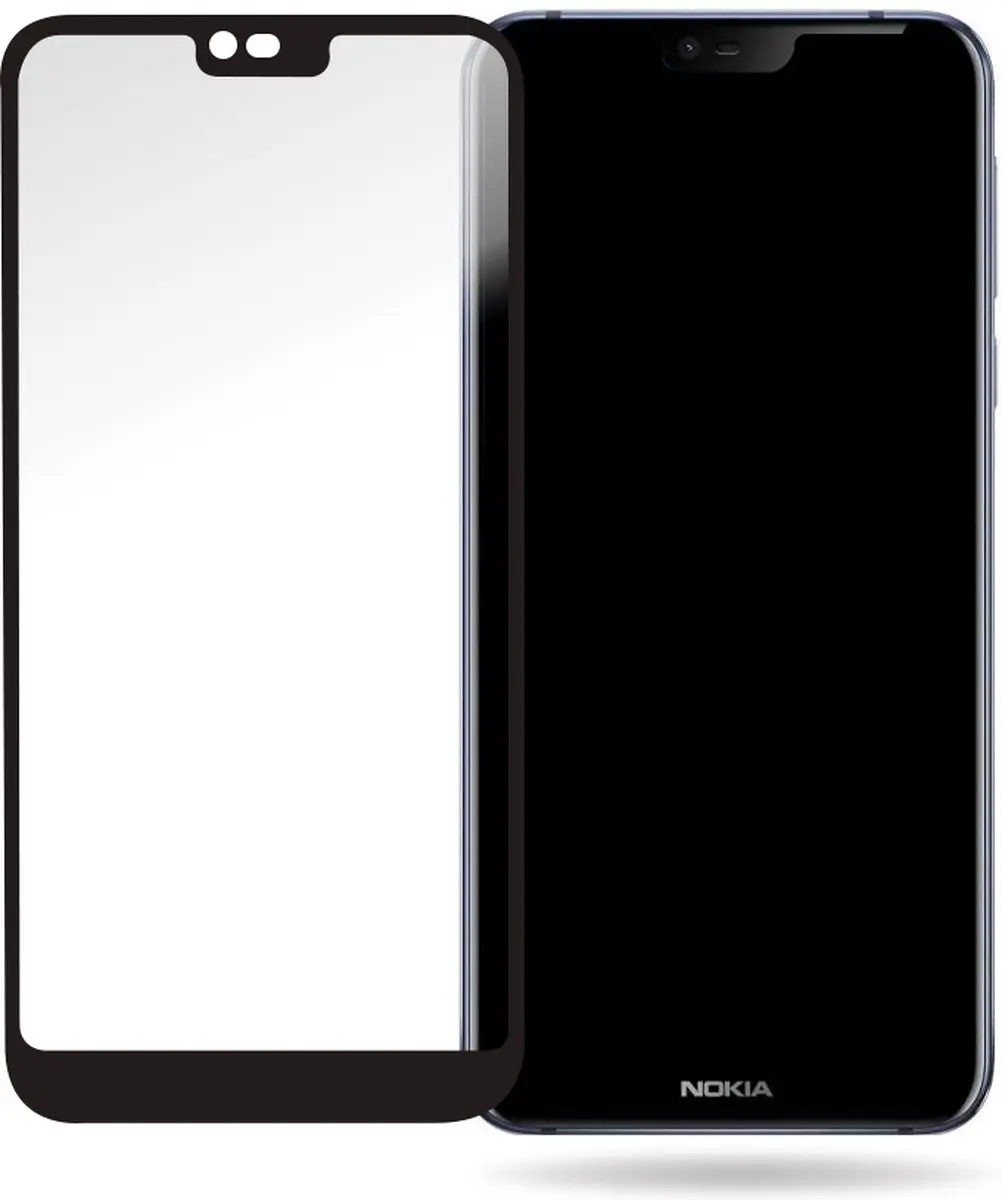Mobilize Nokia 7.1 Glazen Screenprotector - Zwart