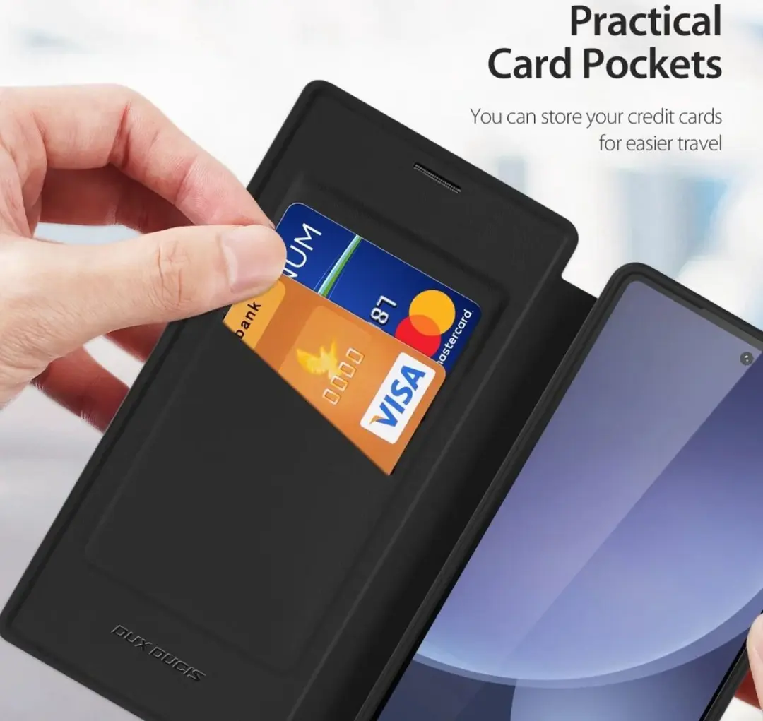 Dux Ducis Skin X Pro Hoesje Samsung Galaxy S25 Ultra - MagSafe & RFID - Zwart