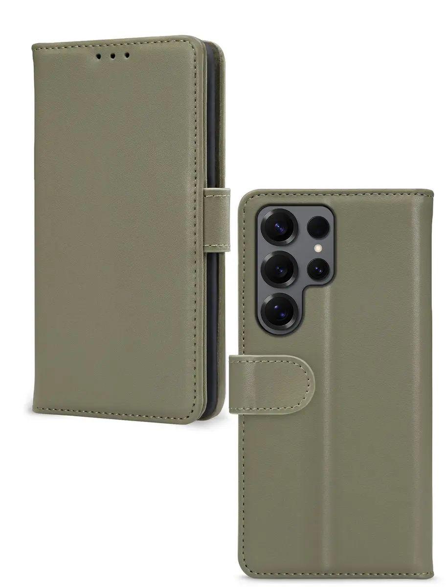 Mobilize Premium Gelly Bookcase Portemonnee Groen - Samsung Galaxy S25 Ultra