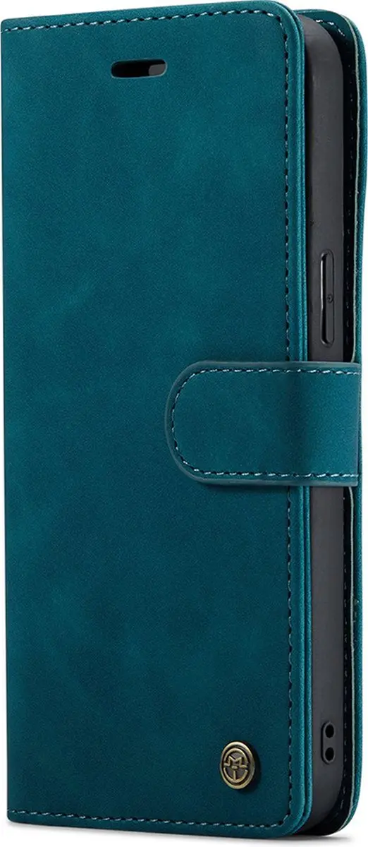 Caseme iPhone 15 Pro Max Bookcase Hoesje - Groen - 4 Pasjes