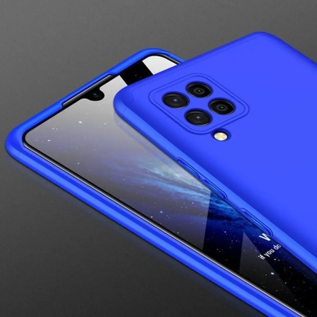 GKK 360 Full Body Case Samsung Galaxy A42 5G - Blauw