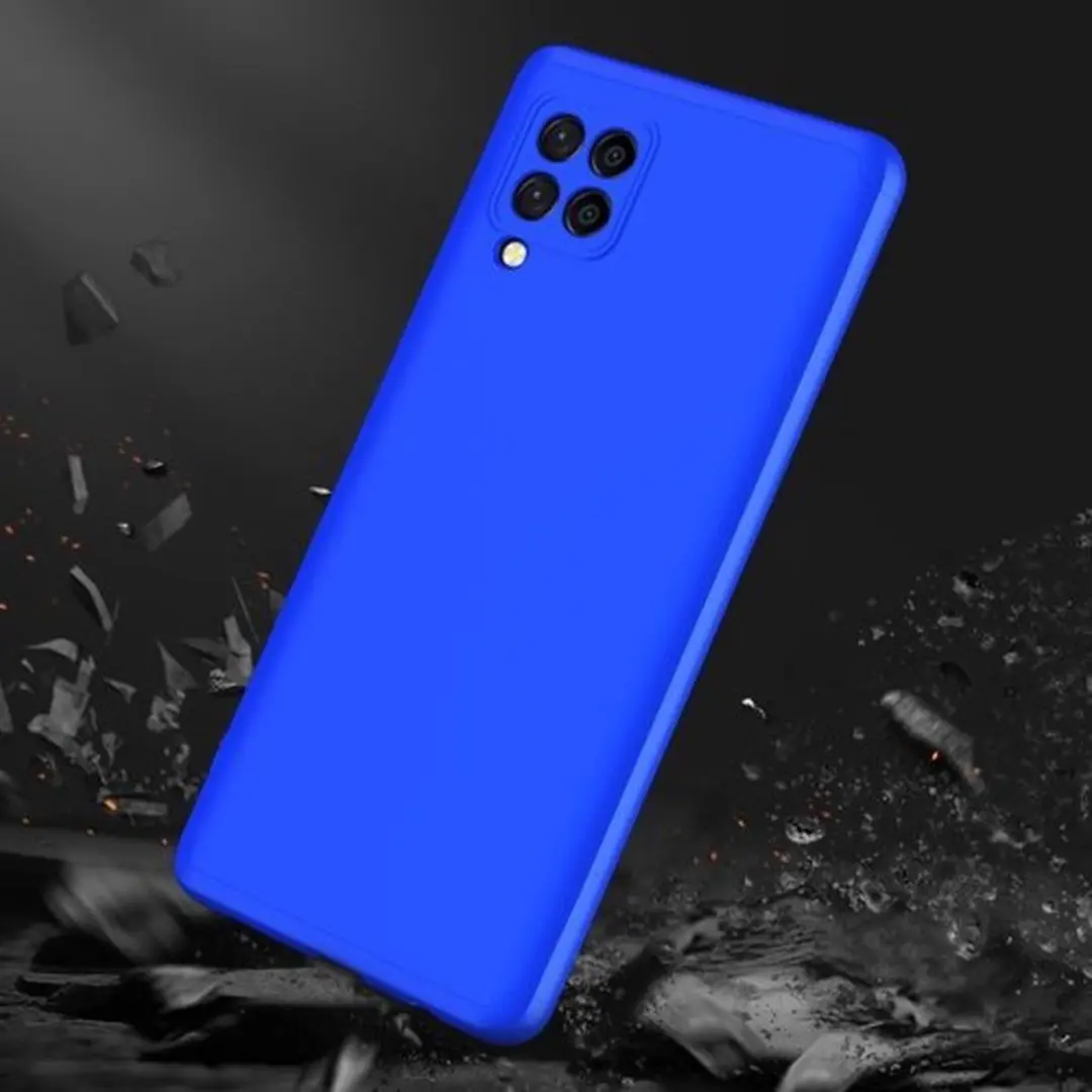 GKK 360 Full Body Case Samsung Galaxy A42 5G - Blauw - afbeelding 6 van 6