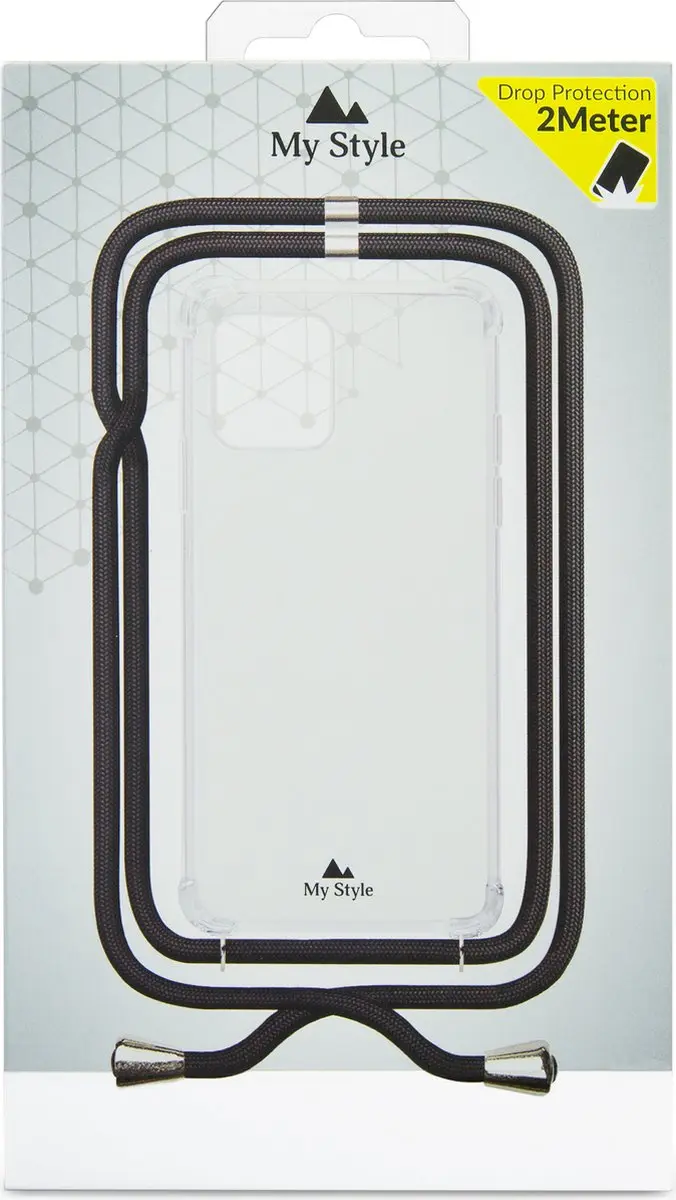 My Style MSLCS1073 Telefoonhoesje Samsung Galaxy S25 Ultra - Transparant/Zwart
