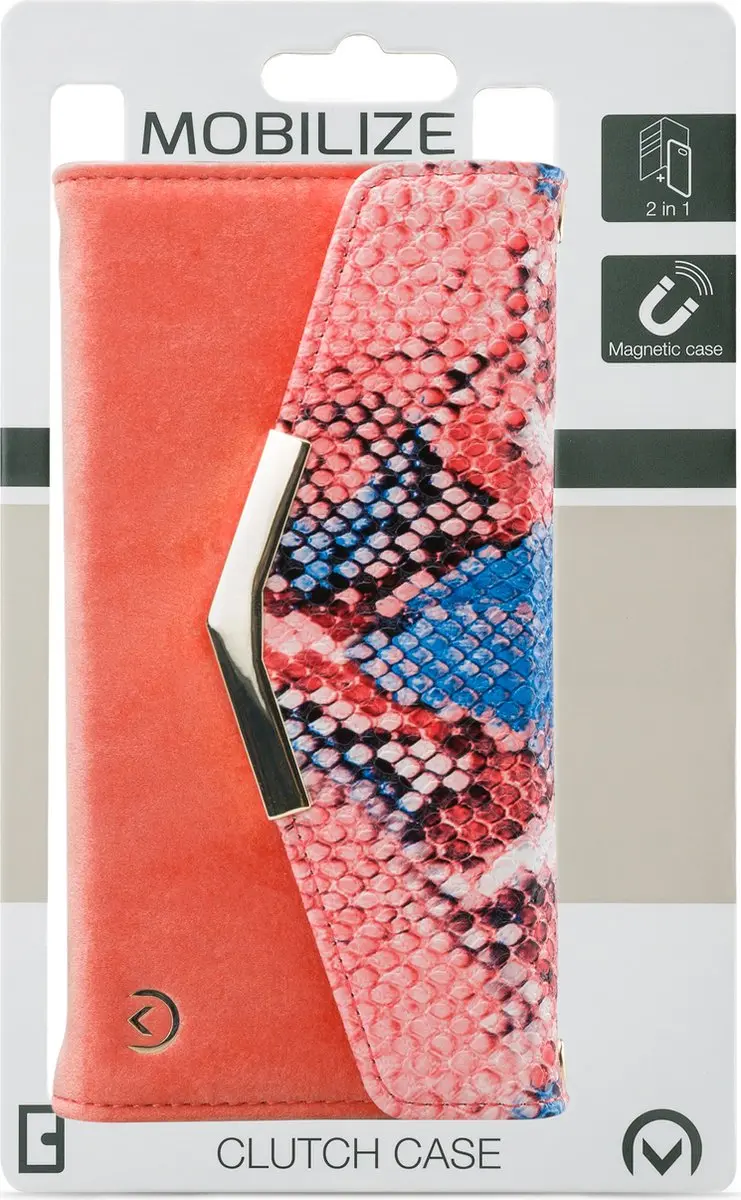 Mobilize Velvet Clutch Samsung Galaxy A50 - 4 Stuks - Coral