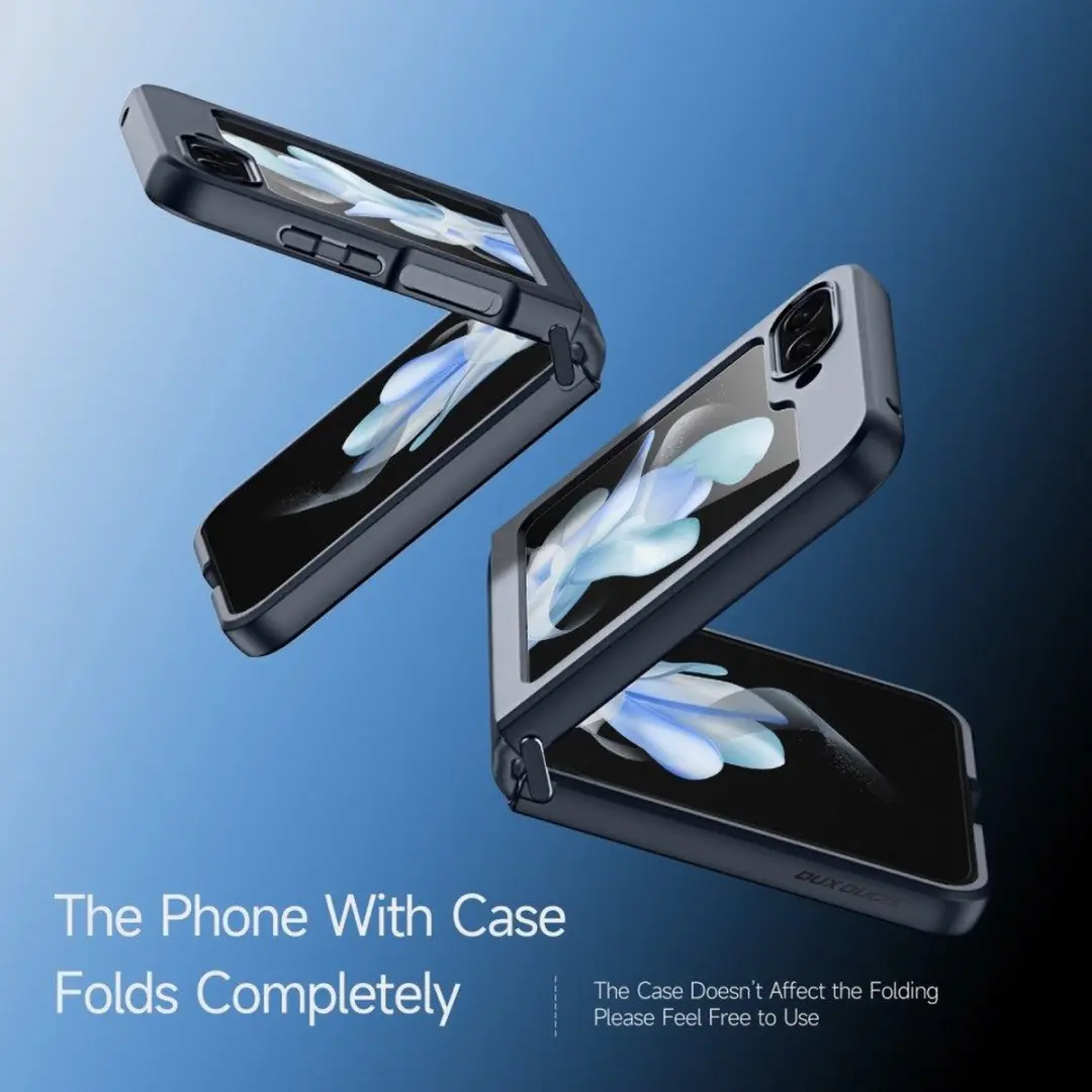 Dux Ducis Aimo Back Cover Samsung Galaxy Z Flip 5 - MagSafe Zwart
