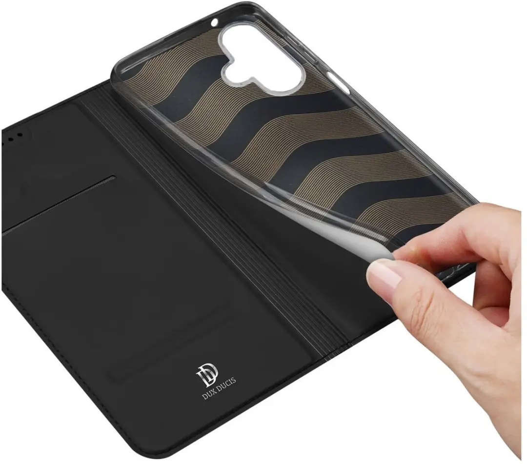 Dux Ducis Skin Pro Hoesje Samsung Galaxy A07 - Zwart