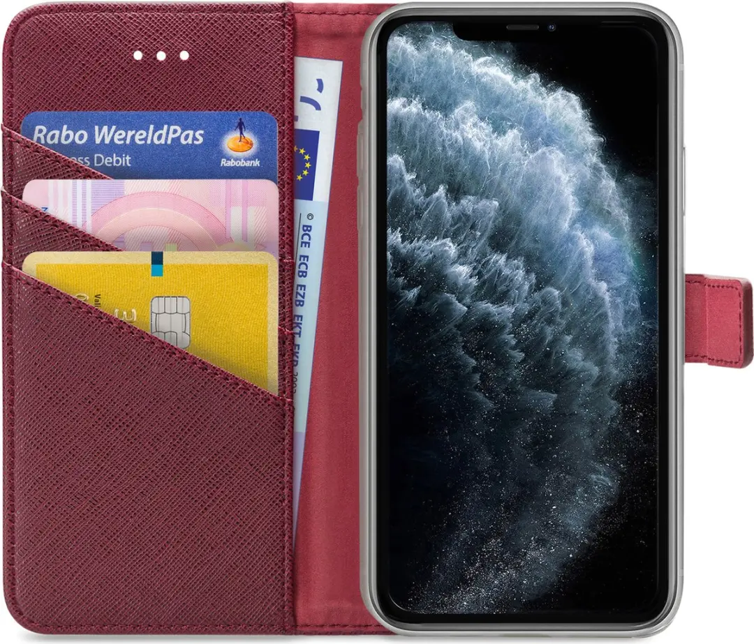My Style MSFWLT1137 Telefoonhoesje iPhone 11 Pro Max - Bordeaux Rood