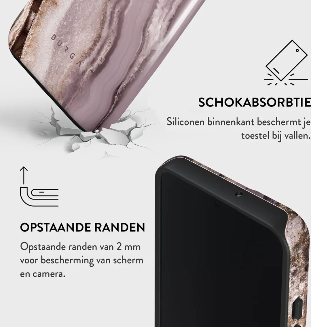 Burga Telefoonhoesje Samsung Galaxy S22 Golden Taupe - HO_02_S22_TH