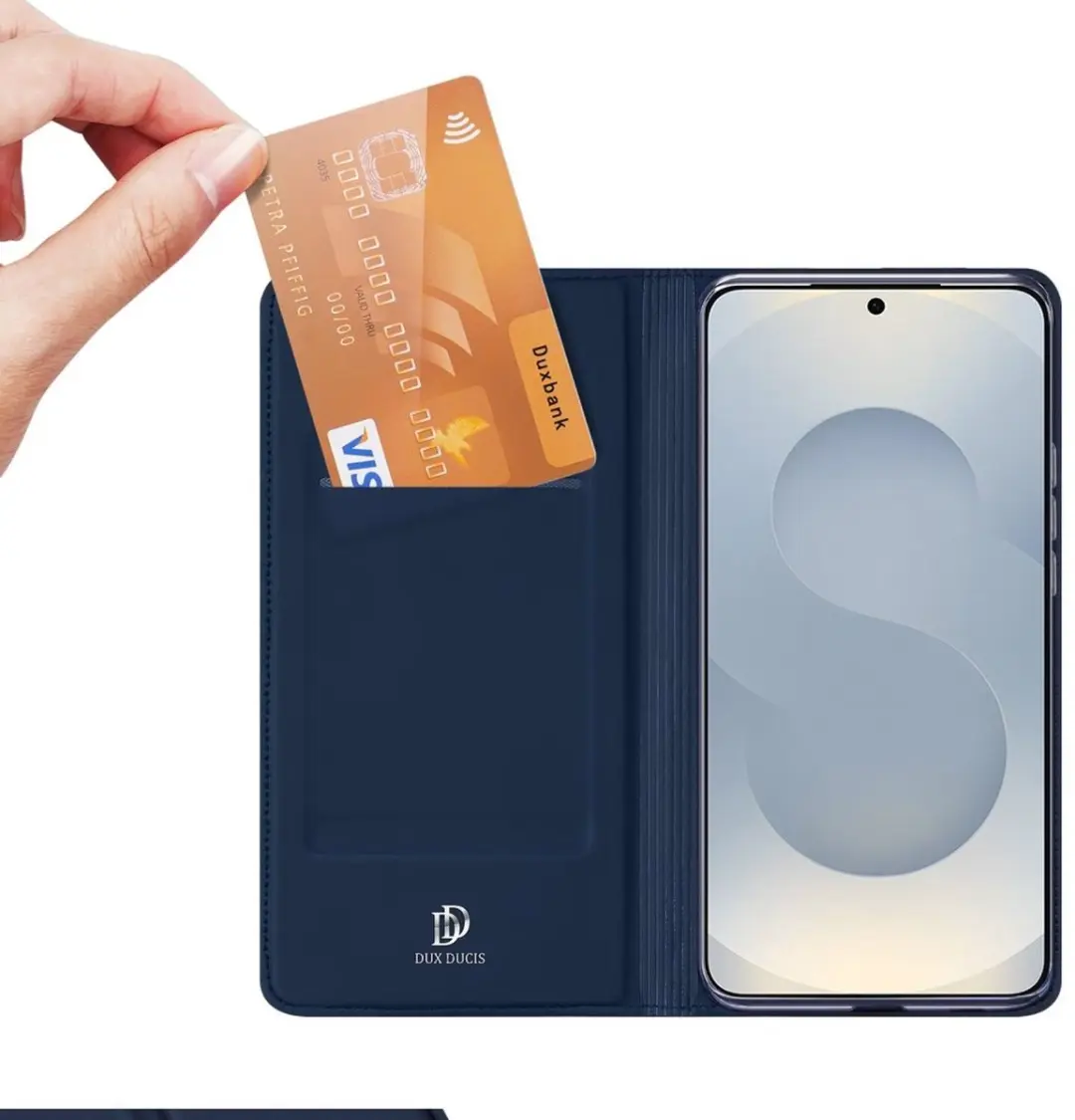 Dux Ducis Skin Pro Hoesje Samsung Galaxy S26 Plus - Blauw