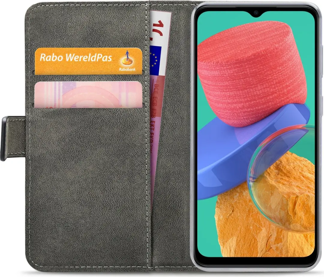 Mobilize Classic Gelly Wallet Bookcase Samsung Galaxy M33 - Zwart