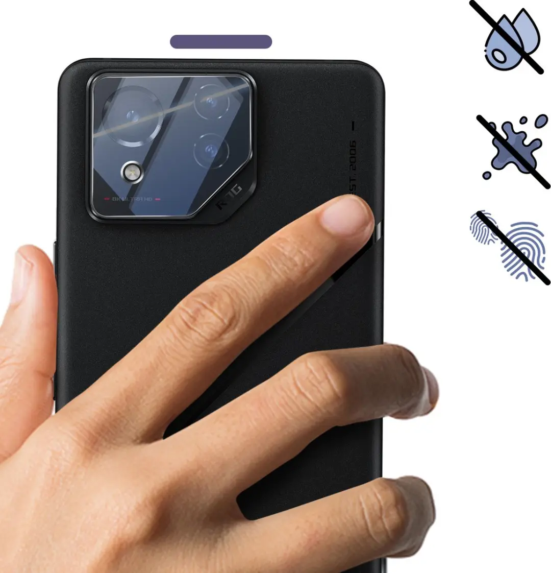Imak Beschermfolie ROG Phone 8 Pro - 2x Glas - Transparant