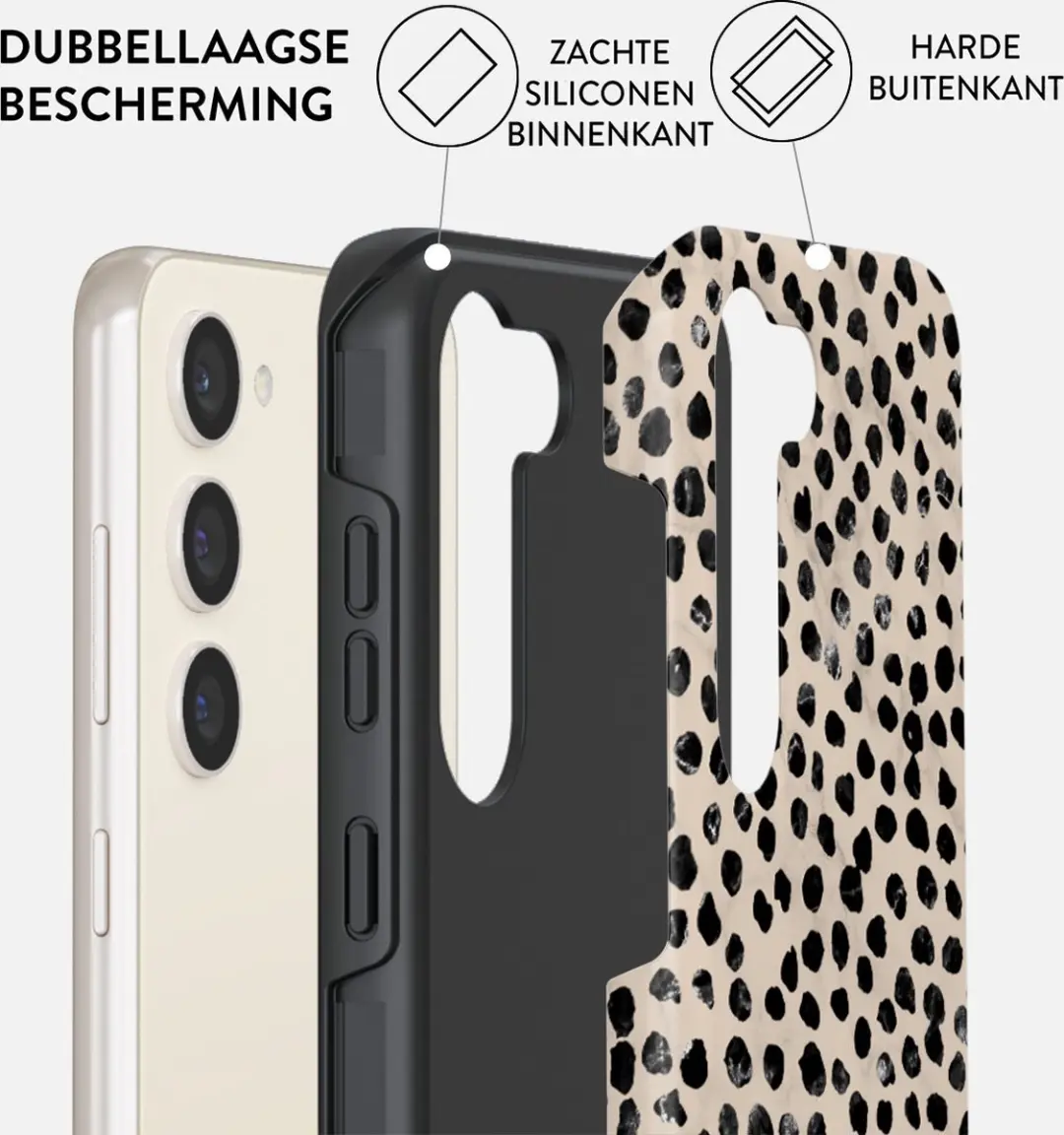 Burga Telefoonhoesje Samsung Galaxy S23 - Almond Latte