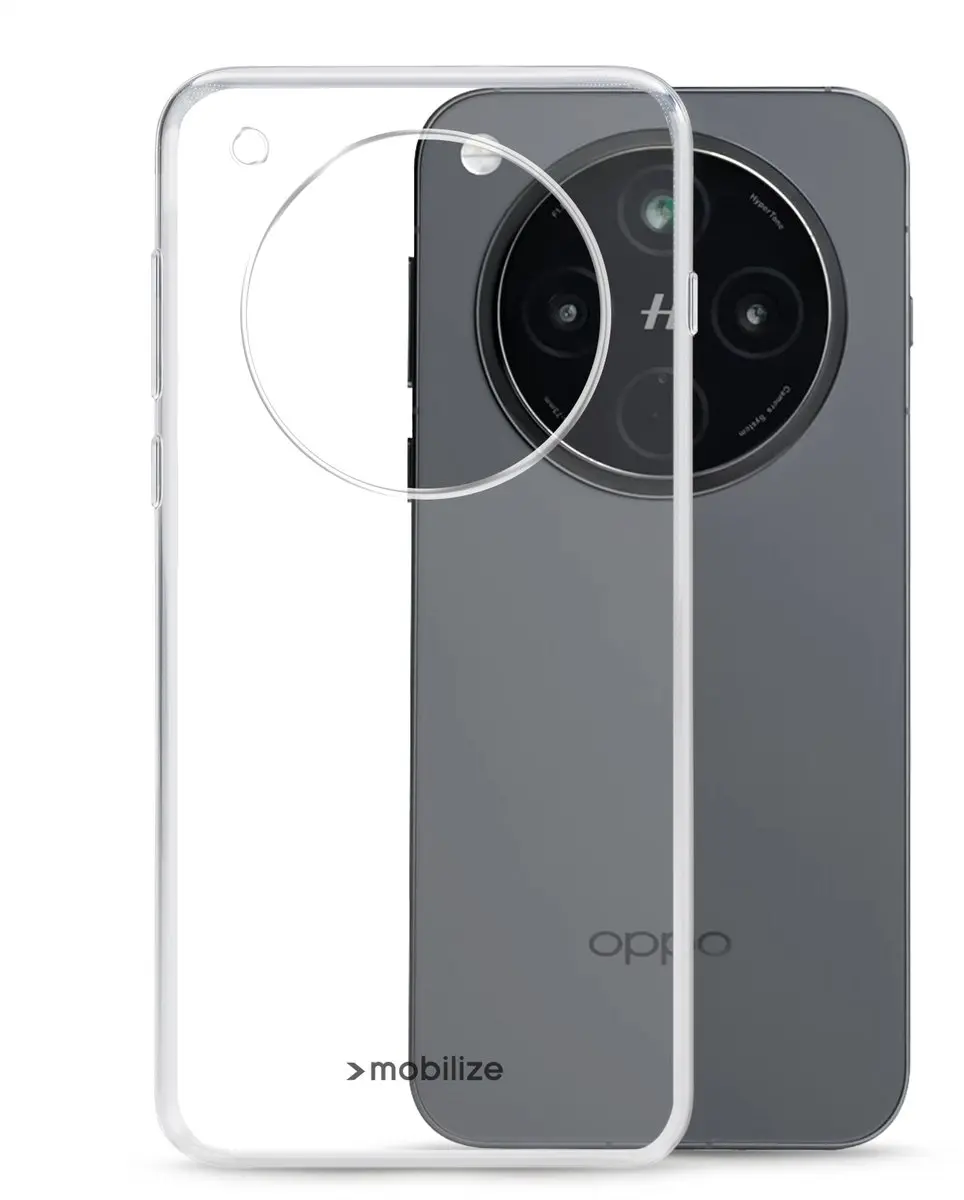 Mobilize Find X8 Telefoonhoesje - TPU Transparant