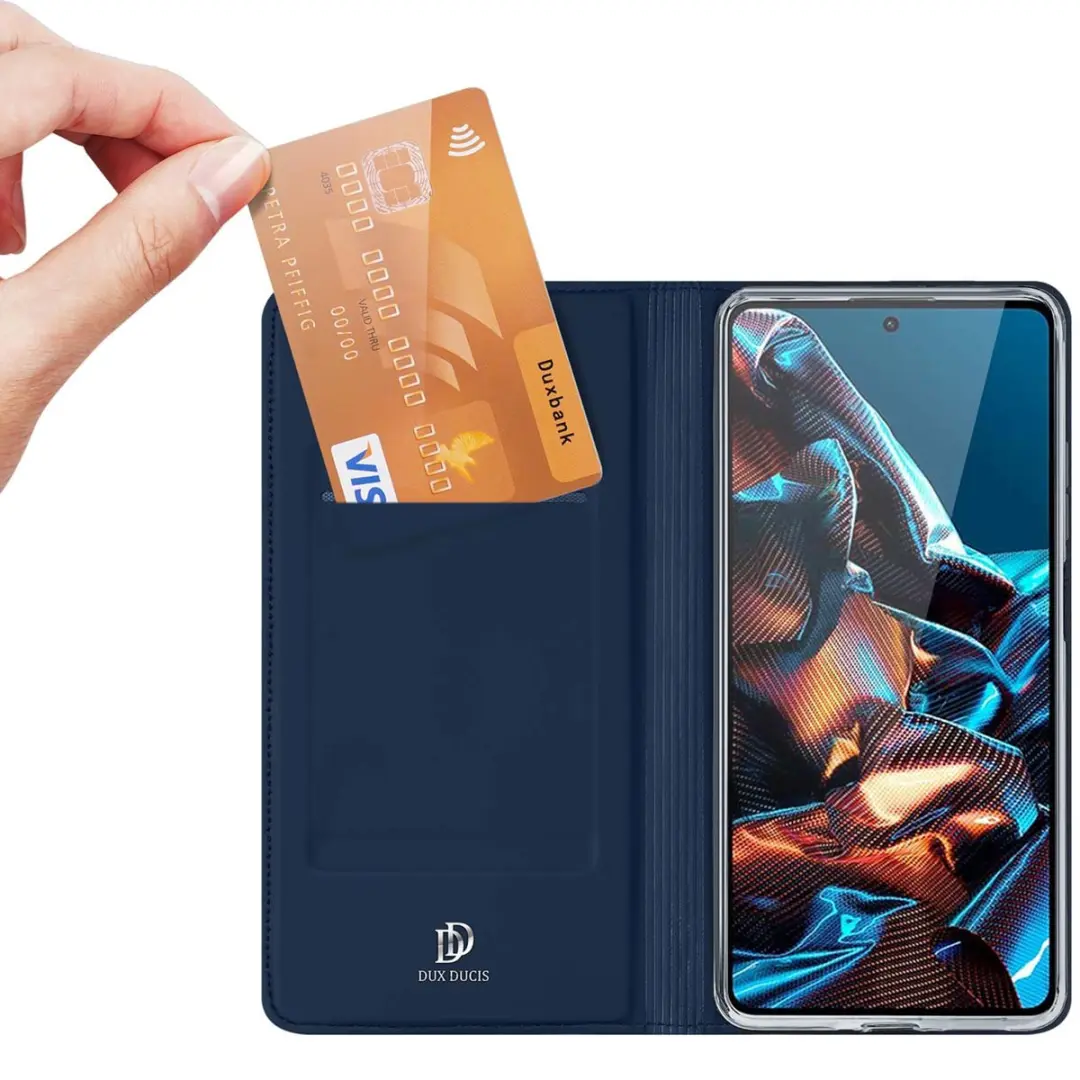 Dux Ducis Skin Pro Case Xiaomi Redmi Note 12 Pro/Poco X5 Pro - Blauw - 1 Pasje