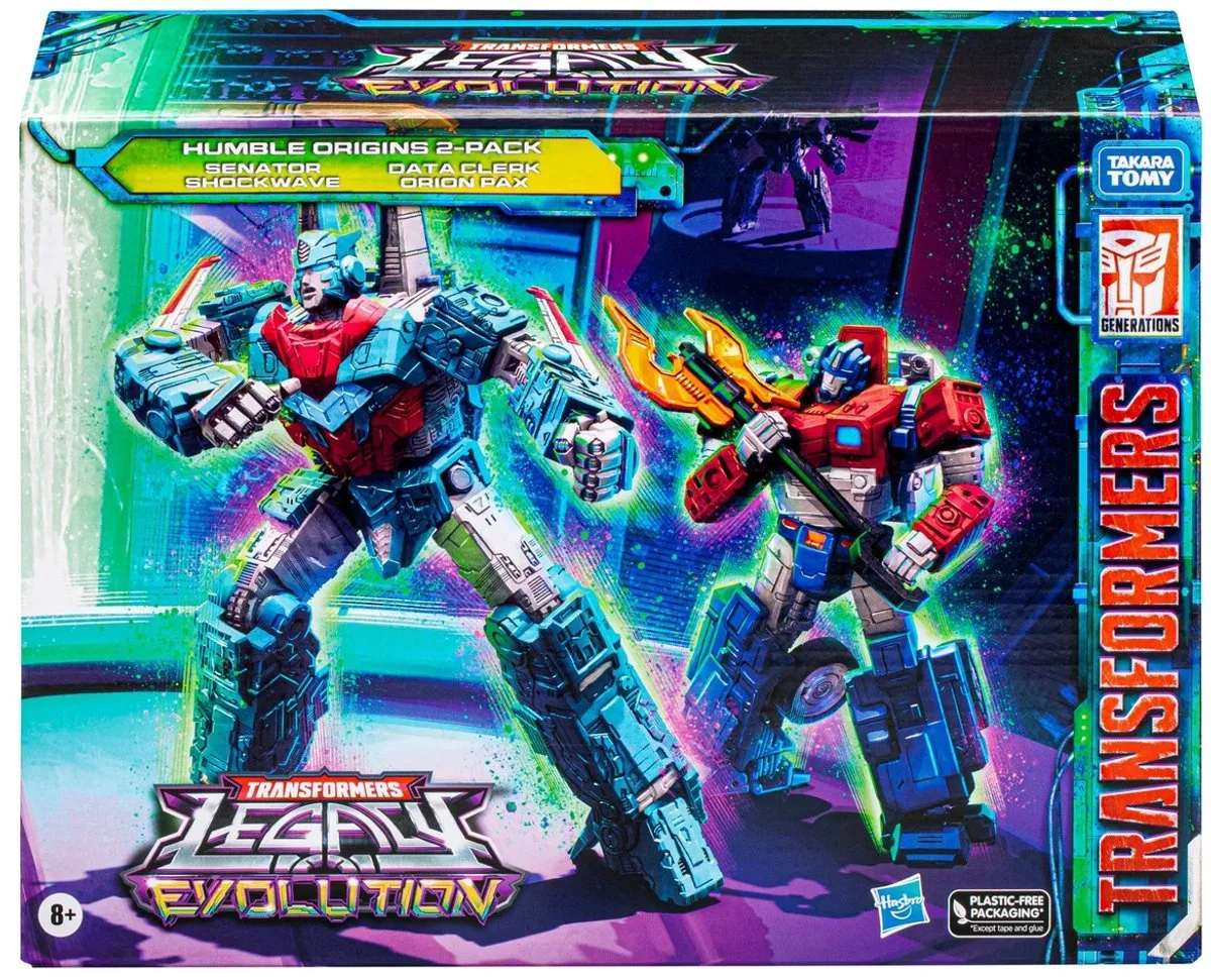 Hasbro Transformers Legacy Evolution Senator Shockwave & Orion Pax - Multi