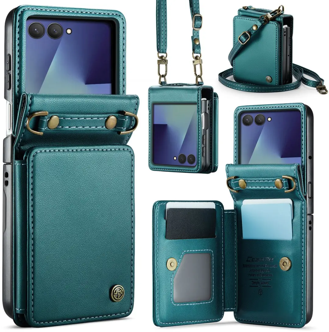 CaseMe Leren Backcover Samsung Galaxy Z Flip 7