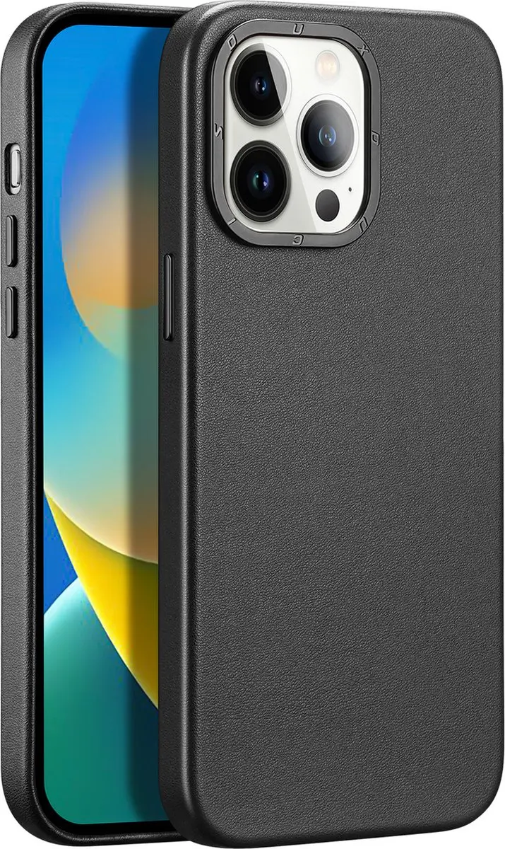Dux Ducis Grit Apple Hoesje iPhone 14 Pro Max - MagSafe - Zwart
