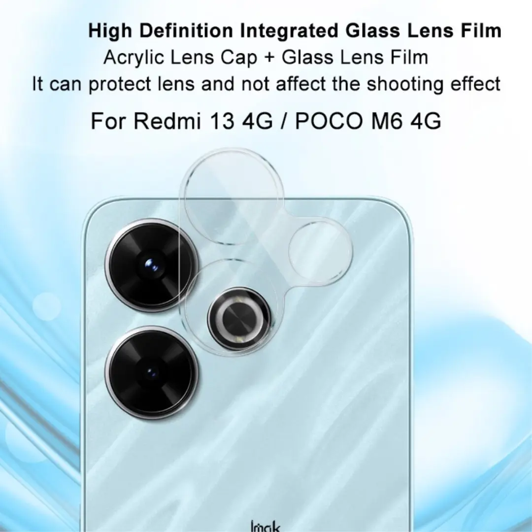 Imak 9H Camera Lens Protector - Xiaomi Poco M6/Redmi 13 - Transparant