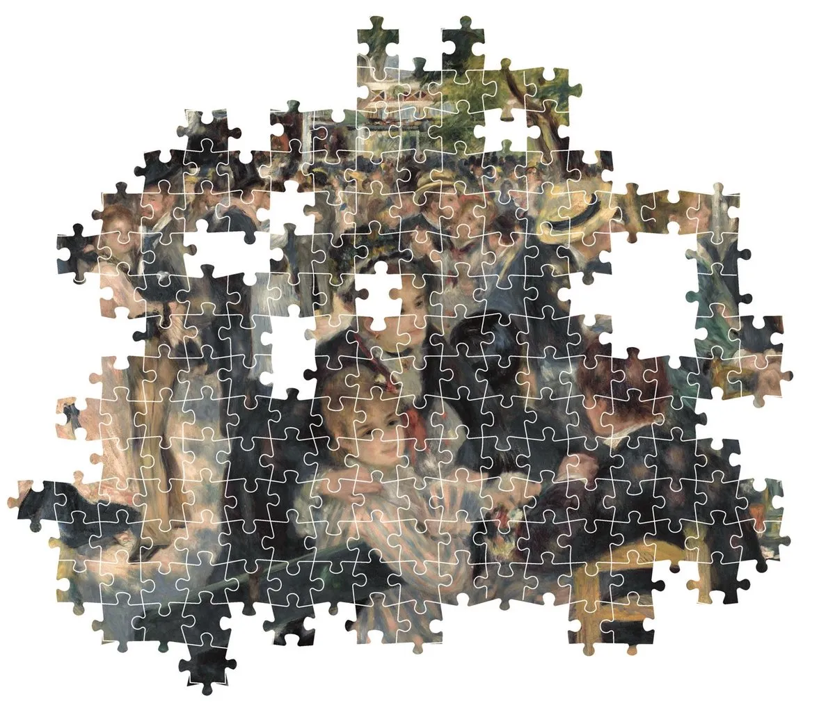 Clementoni Bal du Moulin Puzzel 1000 Stuks - Multikleur - afbeelding 6 van 6