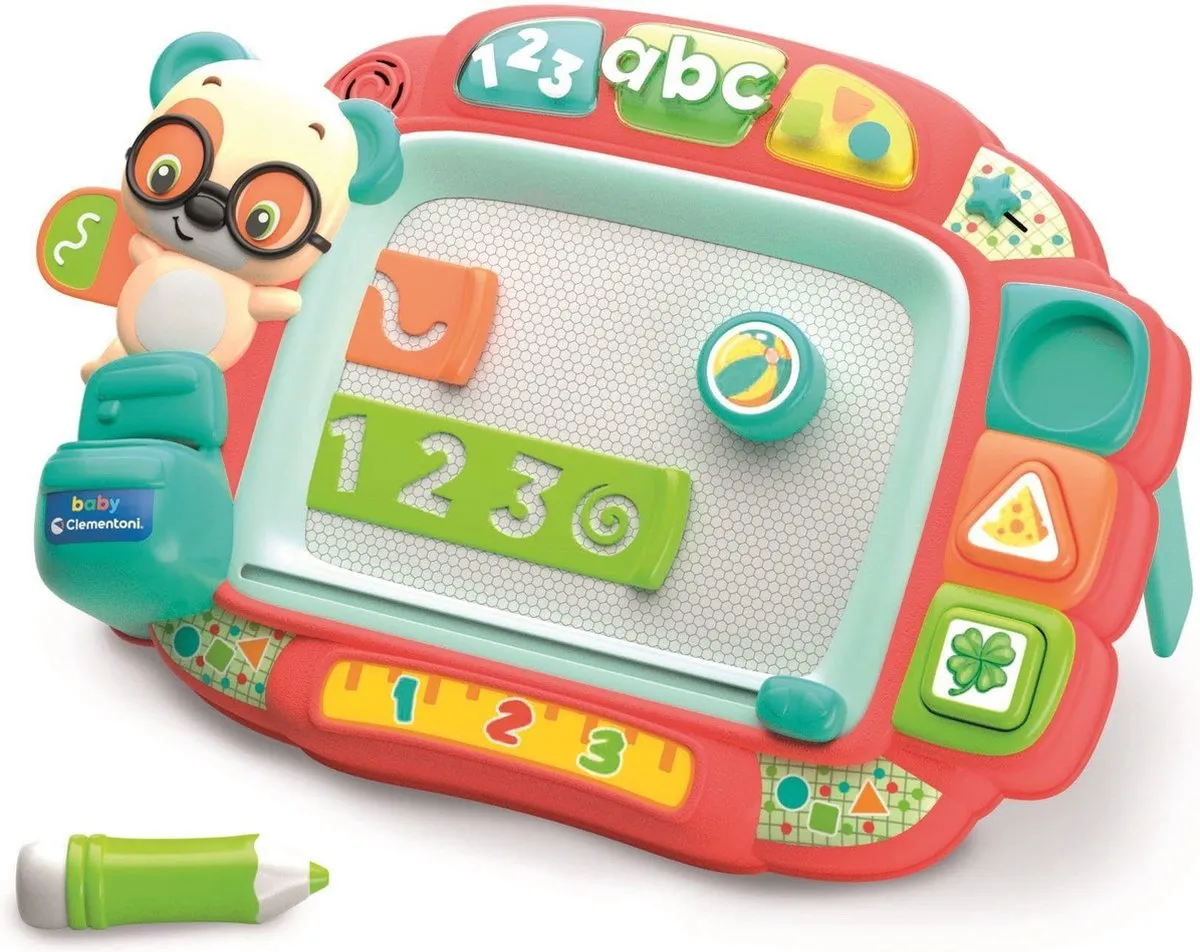 Clementoni Baby Schoolbord Magnetisch Tekenbord - Multicolor