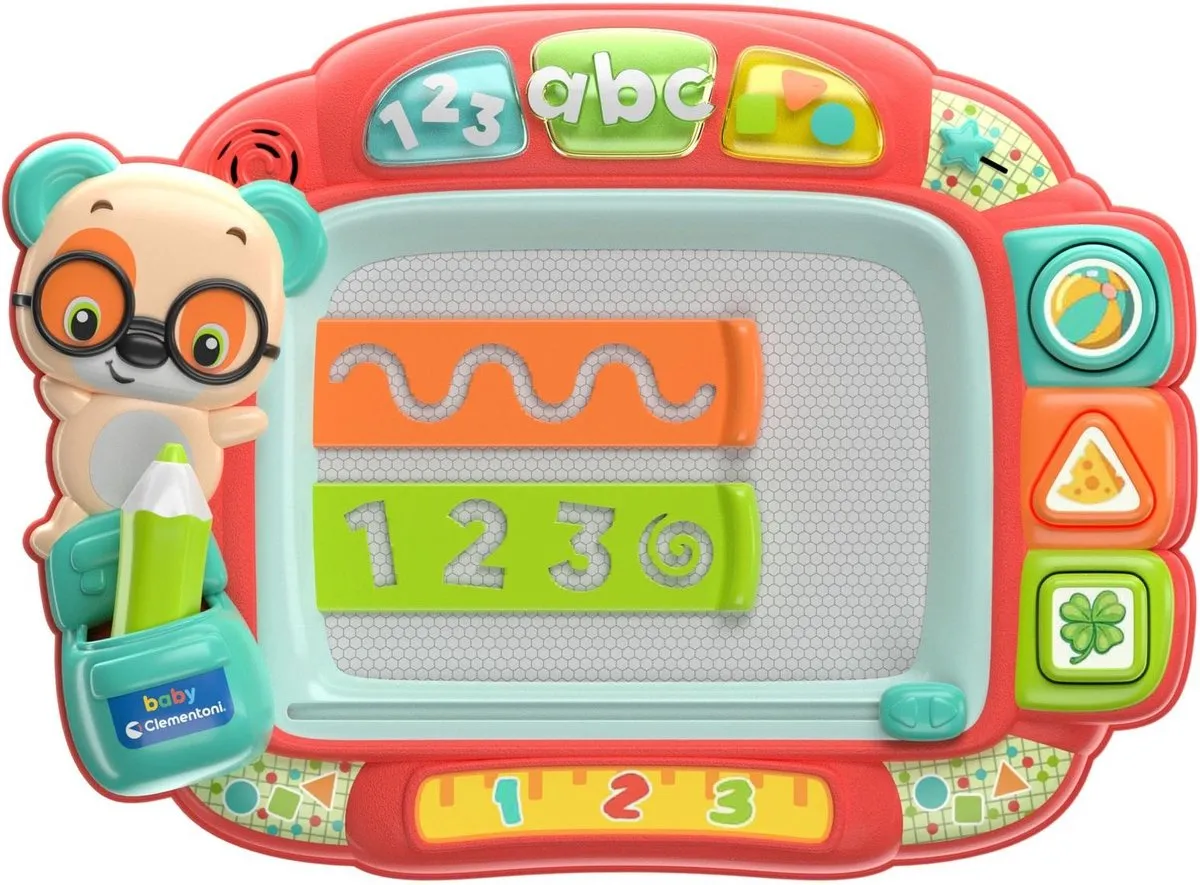 Clementoni Baby Schoolbord Magnetisch Tekenbord - Multicolor - afbeelding 6 van 6
