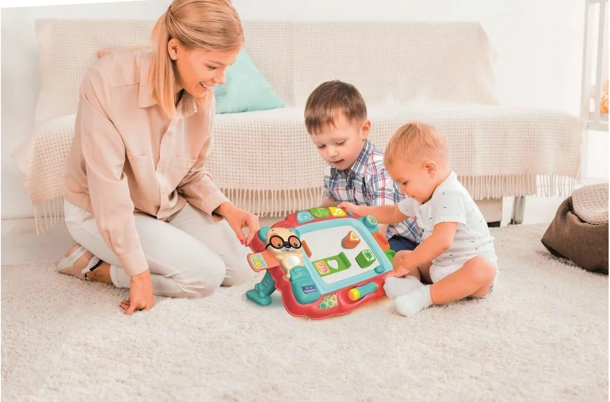Clementoni Baby Schoolbord Magnetisch Tekenbord - Multicolor