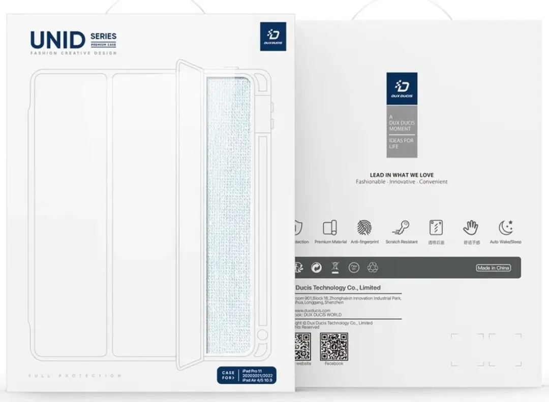Dux Ducis Tablethoes Apple iPad Pro 11/Air 4/5 - 10.9" - Blauw