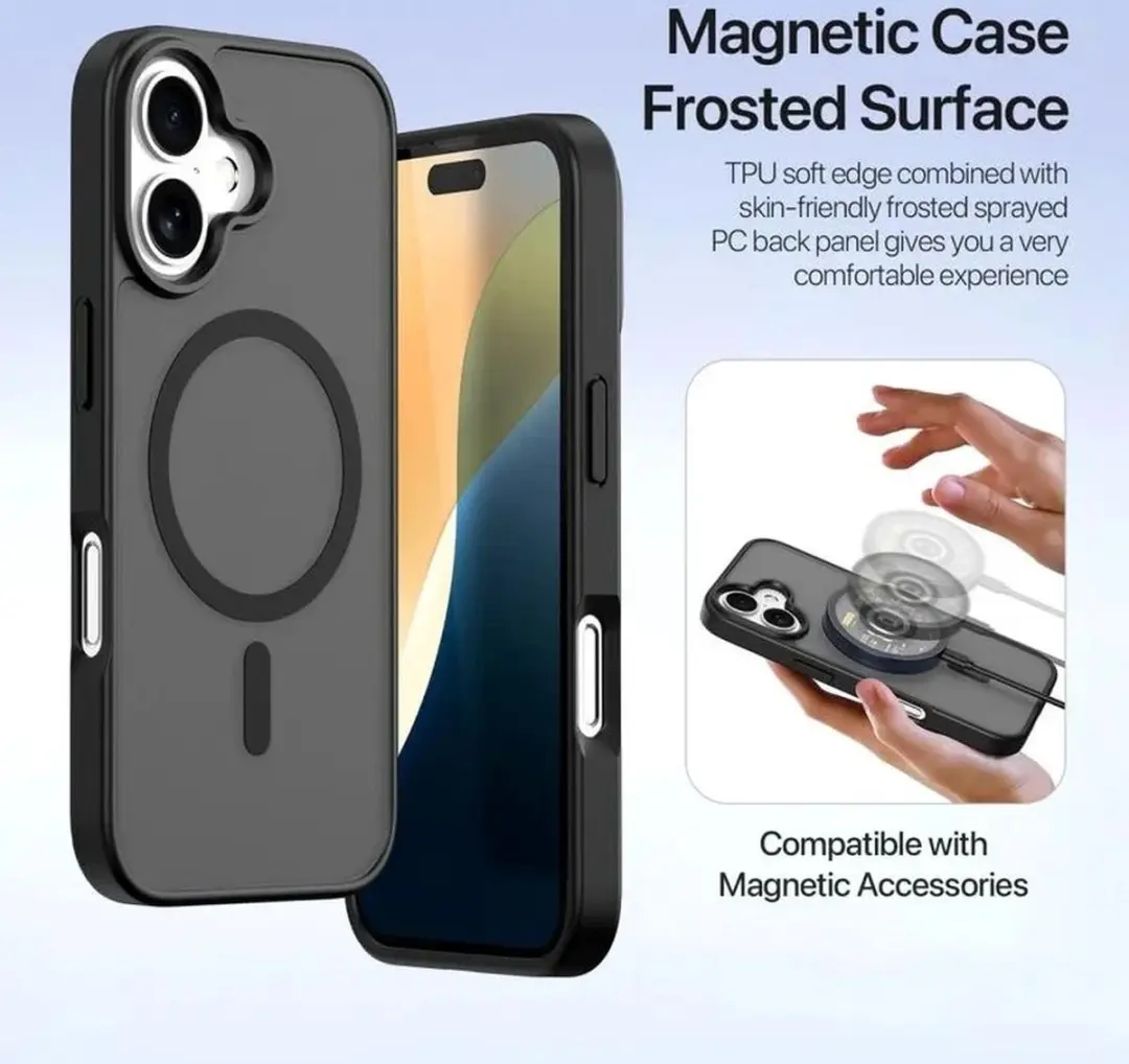 Dux Ducis Lawa Series iPhone 16 Hoesje - Wallet Book Case 7 Pasjes - Zwart