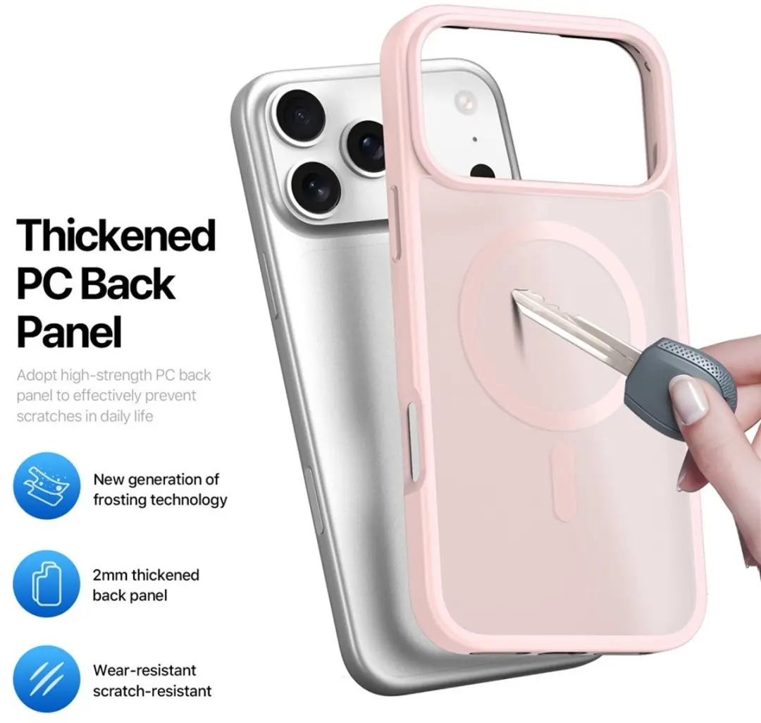 Dux Ducis Yind iPhone 17 Pro Max Hoesje - Lichtroze - MPN 8721389801294