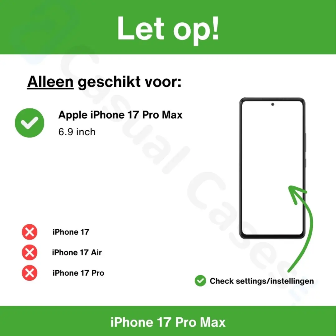 Dux Ducis Yind iPhone 17 Pro Max Hoesje - Lichtroze - MPN 8721389801294