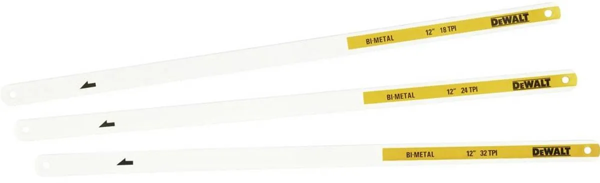 DeWalt Bi-metalen Zaagbladen 300mm 3 Stuks - Metaal - DWHT0-20558