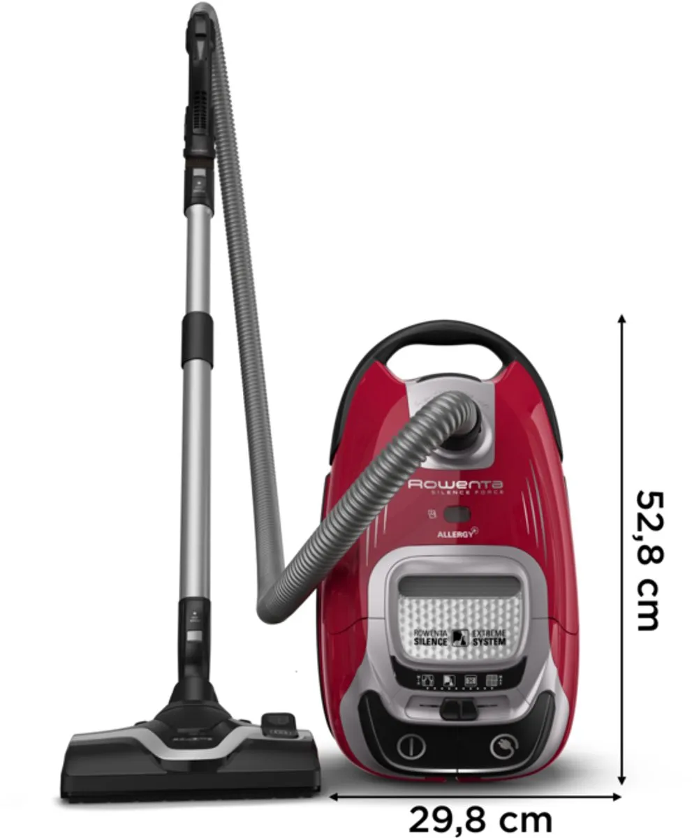 Rowenta Silence Force RO7473 Stofzuiger - 400W - Rood