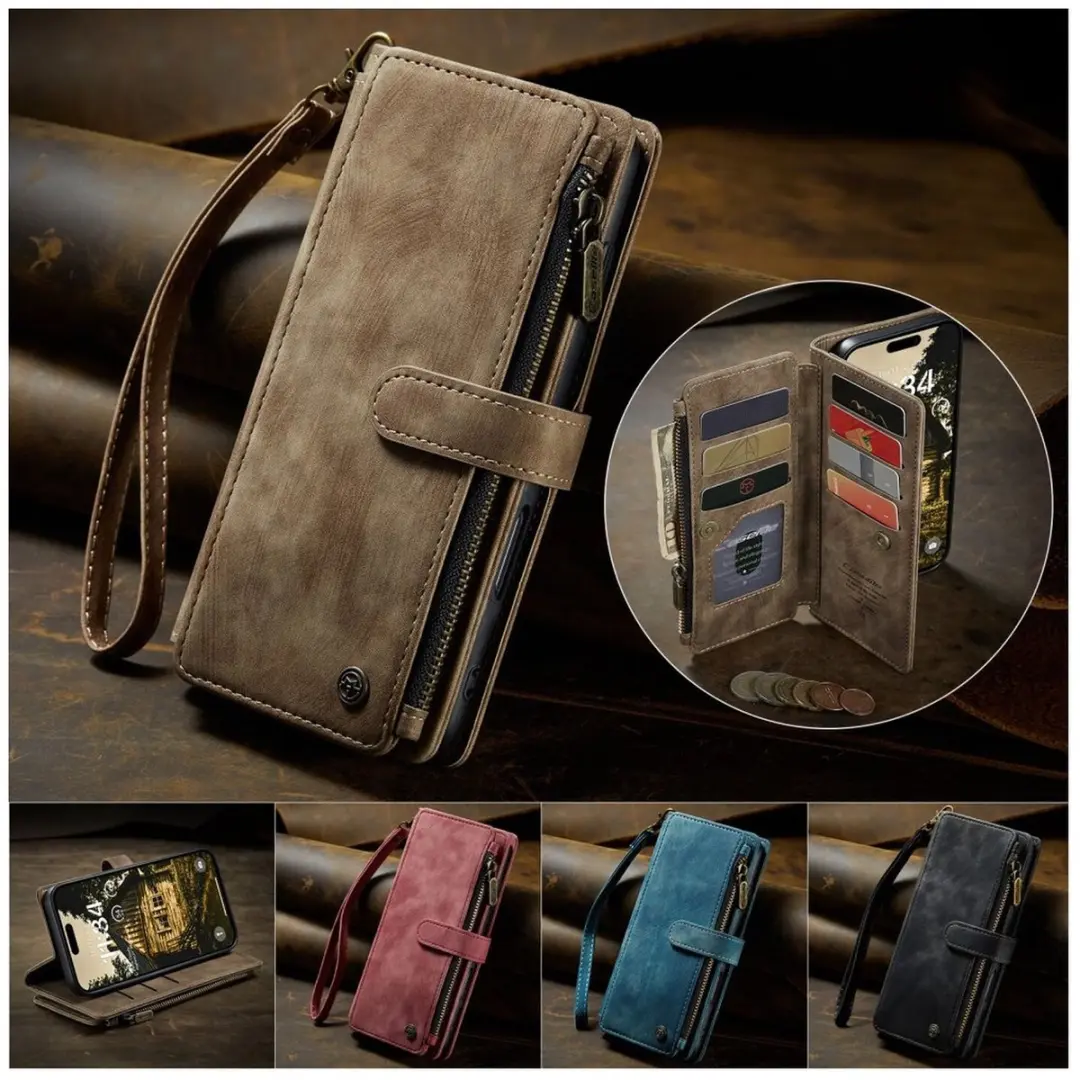 CaseMe C30 Hoesje iPhone Air - Bruin