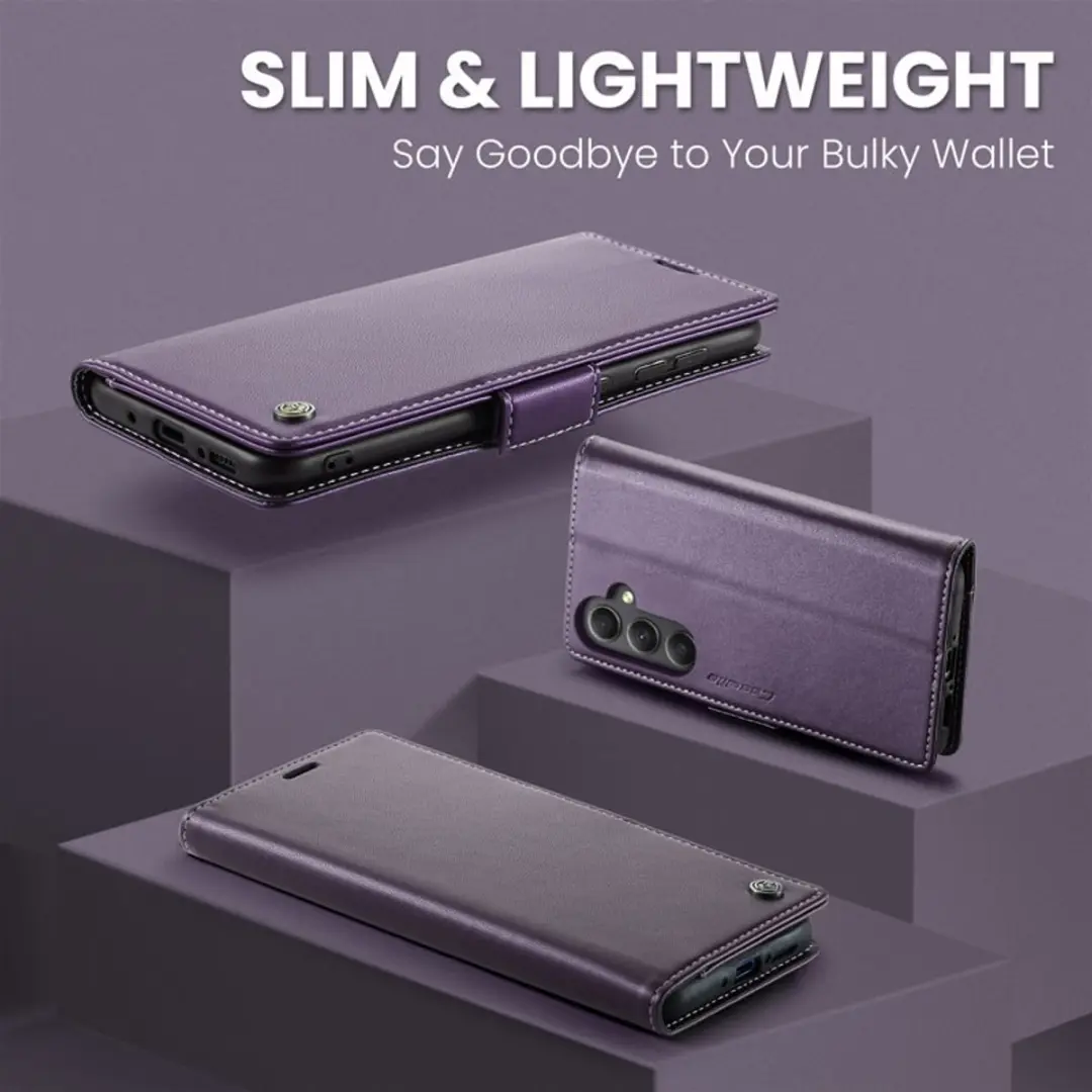Caseme Wallet Case Samsung Galaxy A34 5G - Paars