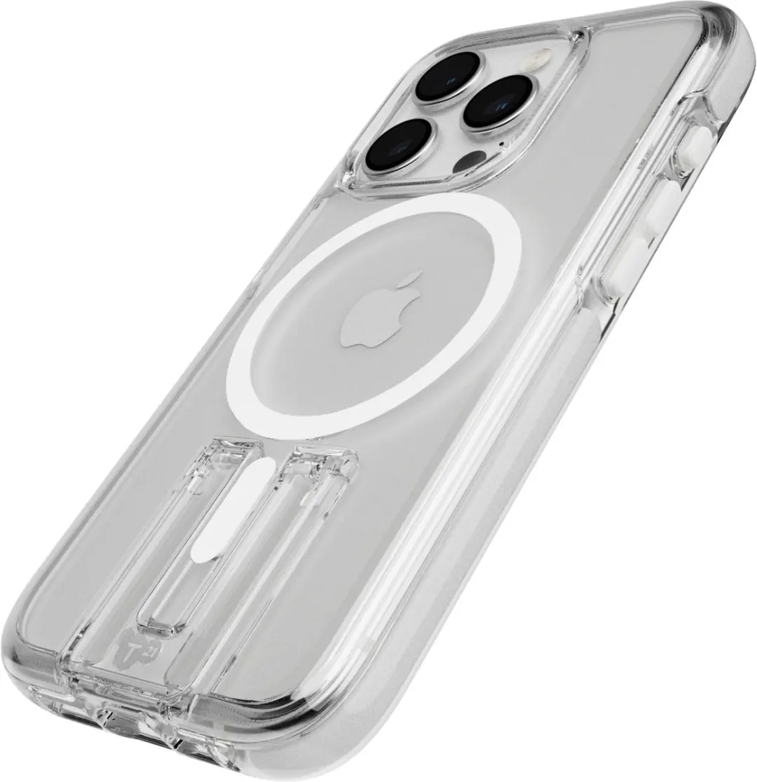 Tech21 Evo Crystal Kick iPhone 15 Pro Hoesje - T21-10262 - Transparant/Wit - afbeelding 6 van 6