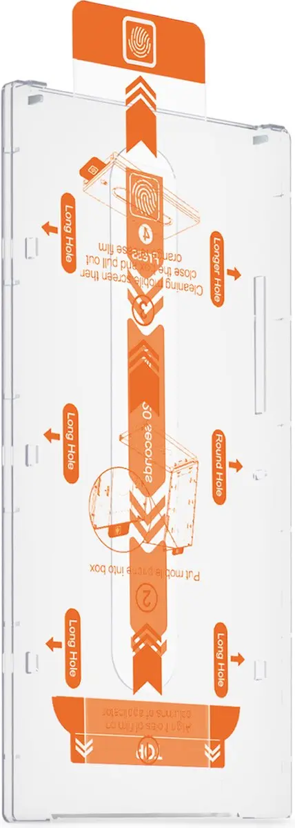 Mobilize iPhone 15 Plus Glazen Screenprotector - Case Friendly