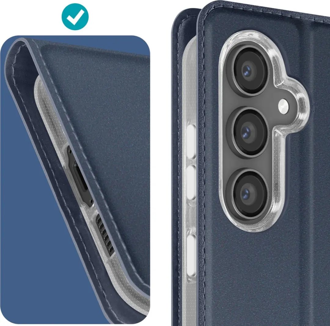 Dux Ducis Folio Pro S23 FE Hoesje - Nachtblauw