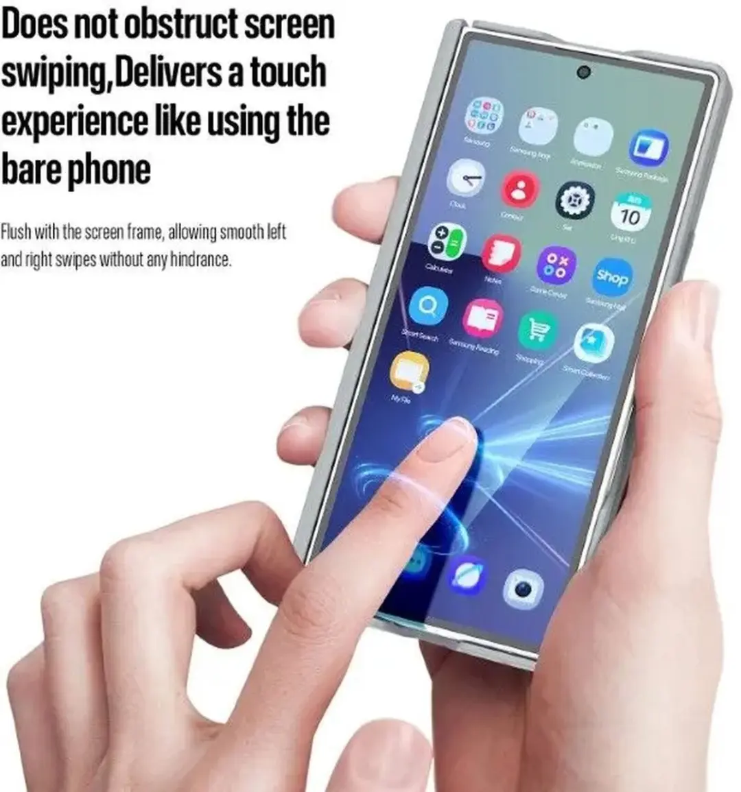 Dux Ducis Expn Hoesje Samsung Galaxy Z Fold 7 - Grijs - afbeelding 6 van 6