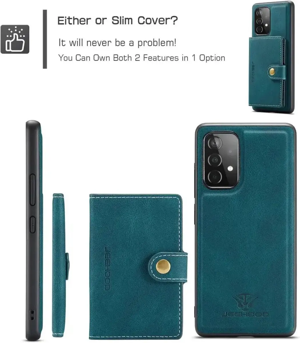 Caseme JH-01 Hoesje Samsung Galaxy A33 - Blauw