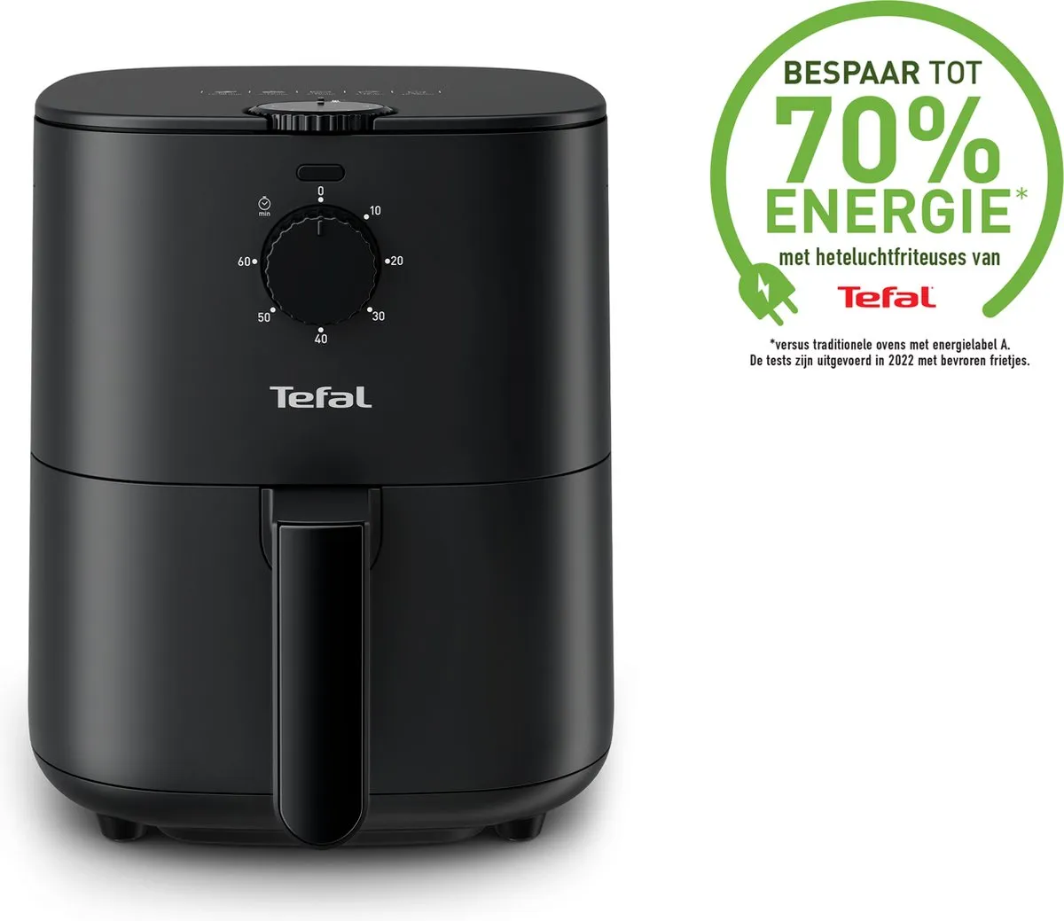 Tefal Easy Fry Essential EY1308 Airfryer 1350W - Zwart