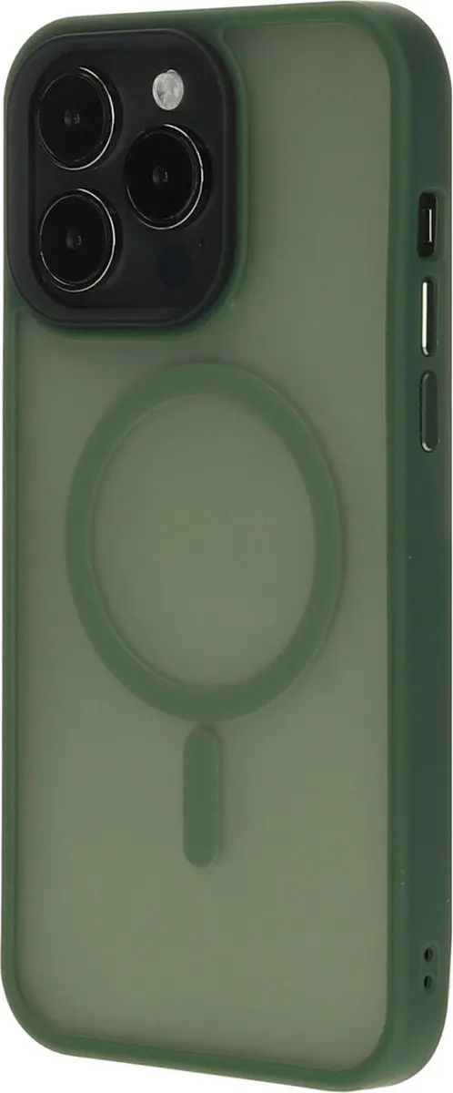 Mobiparts MP-124415 Hoesje iPhone 15 Pro Max - MagSafe - Groen - afbeelding 6 van 6