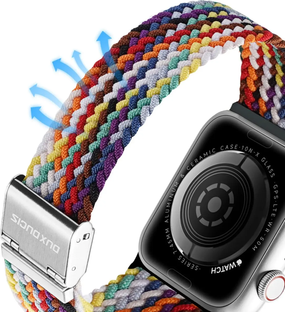 Dux Ducis Mixture II Version Apple Watchband - 42mm - Regenboogkleur