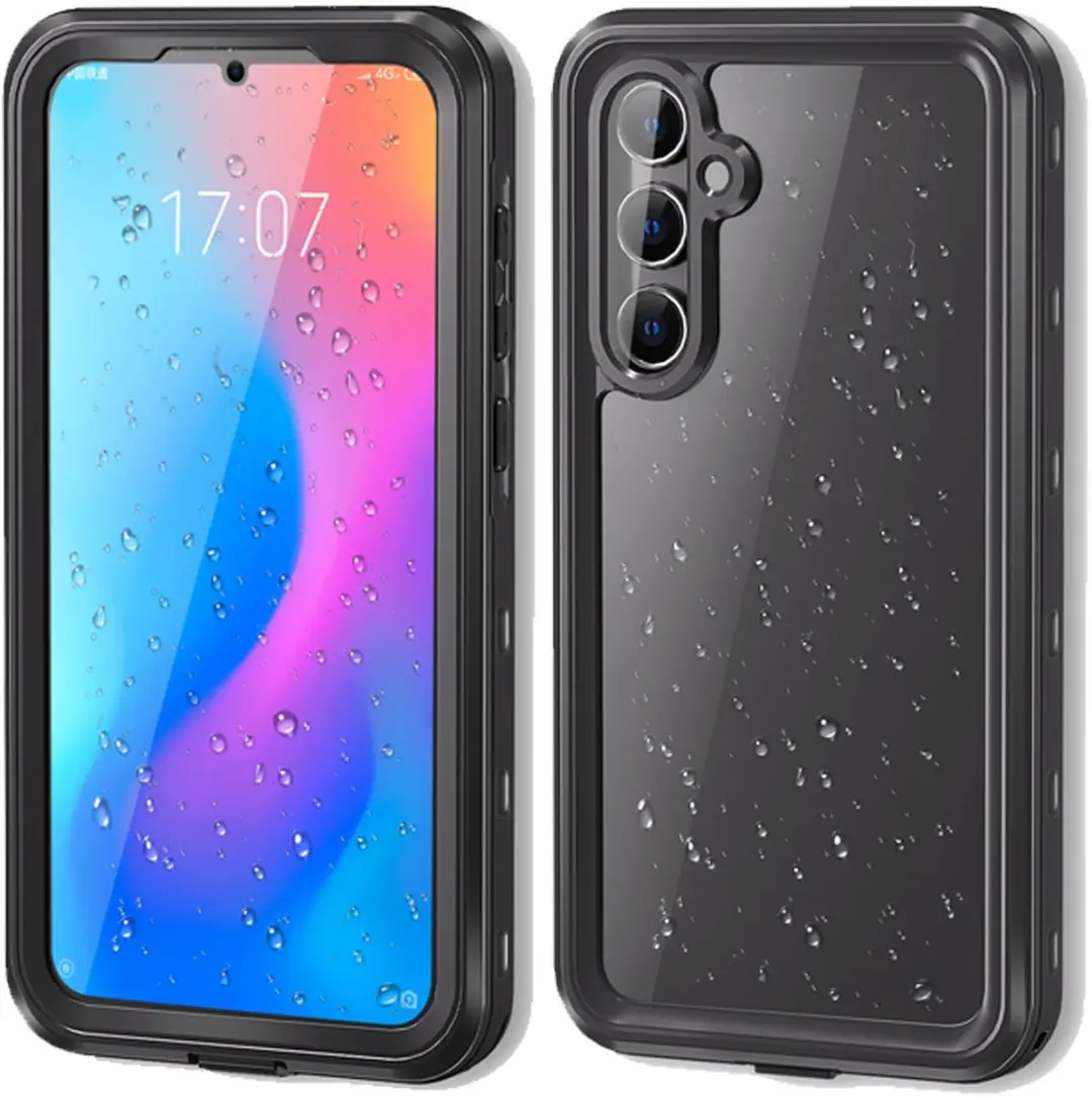Redpepper Dot Plus Hoesje SH00072746 - Samsung Galaxy A55 - Waterdicht - Zwart