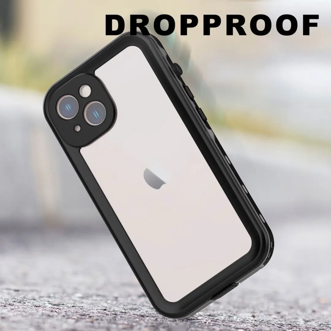 Redpepper Dot Plus Hoesje iPhone 14 Plus - Zwart - Waterdicht